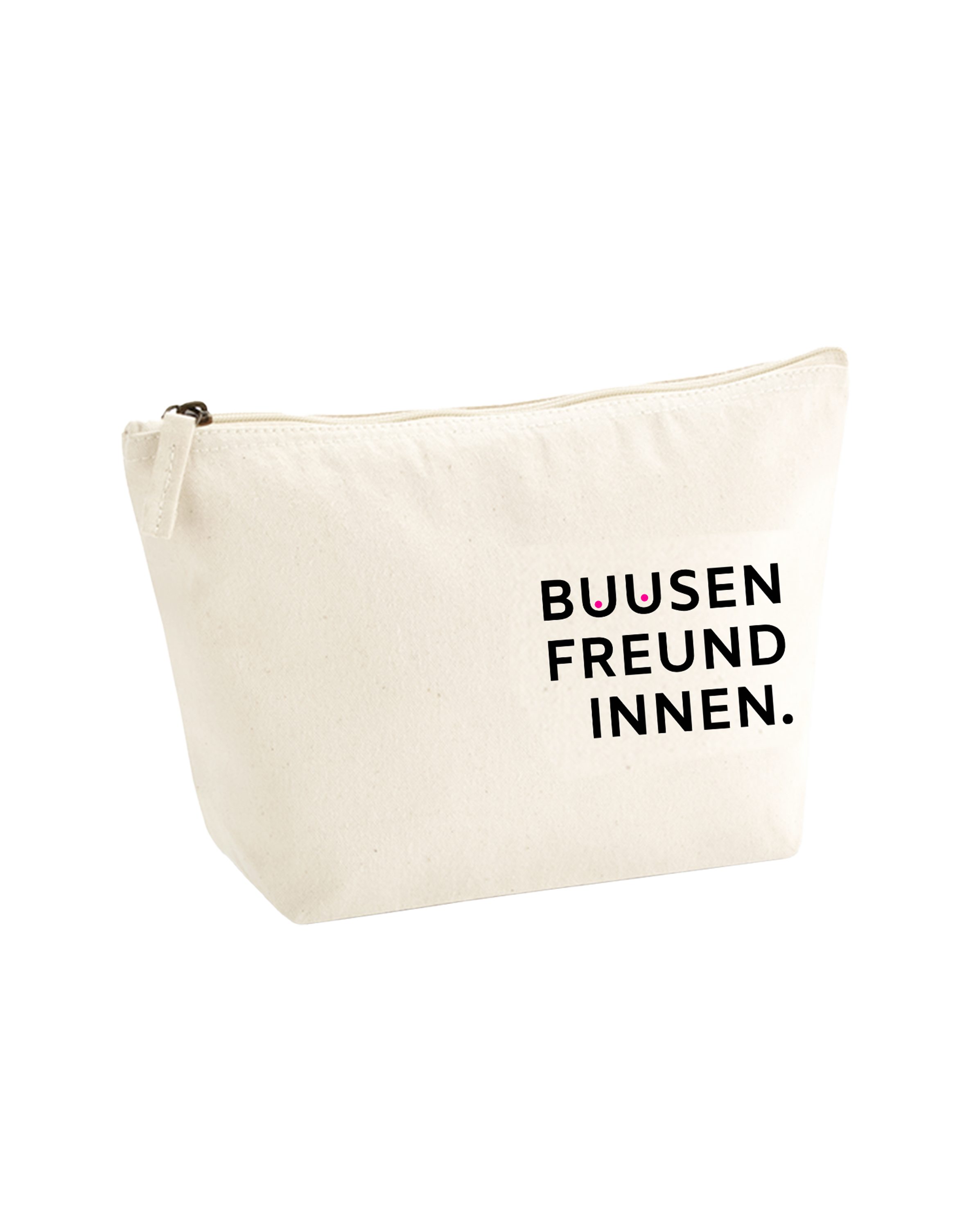 Kosmetiktasche "BUUSENFREUNDINNEN." natural